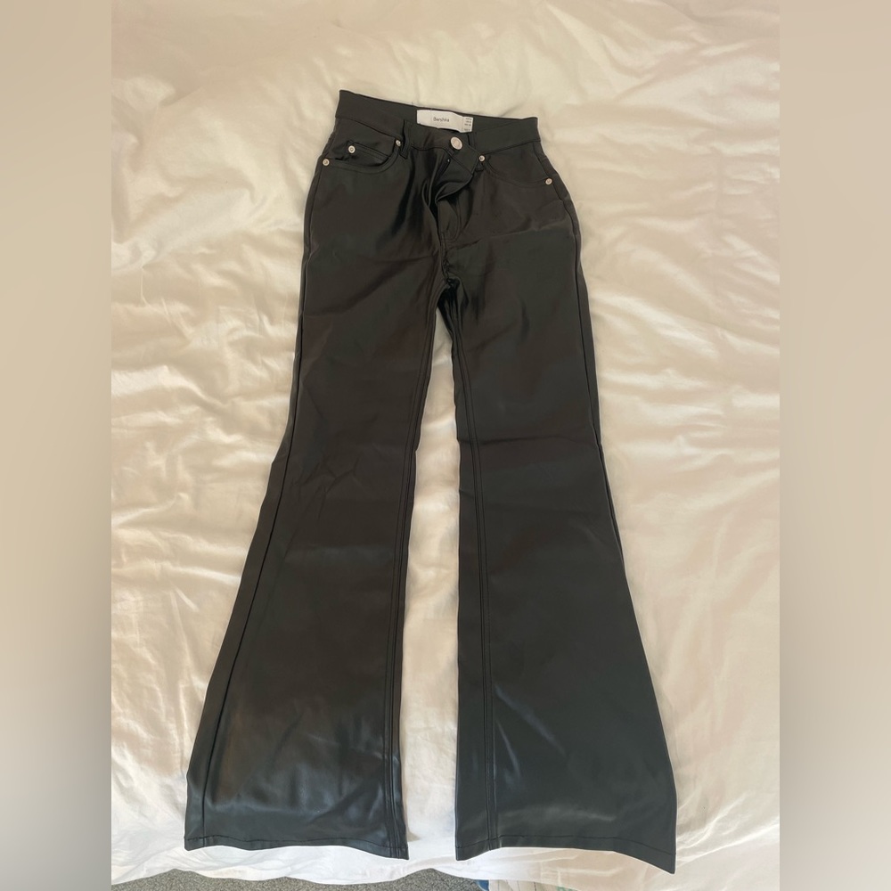 Bershka leather pants